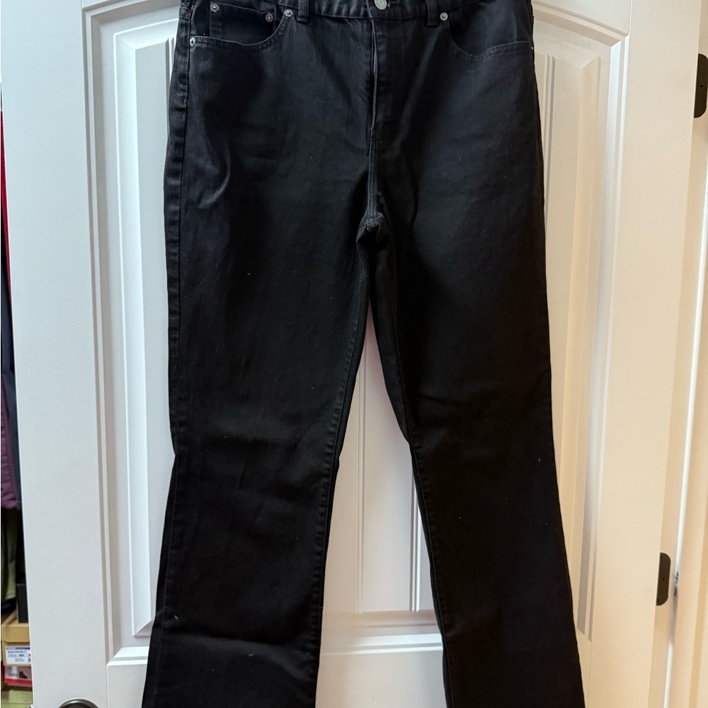 Ralph Lauren Black Straight Leg Jeans
